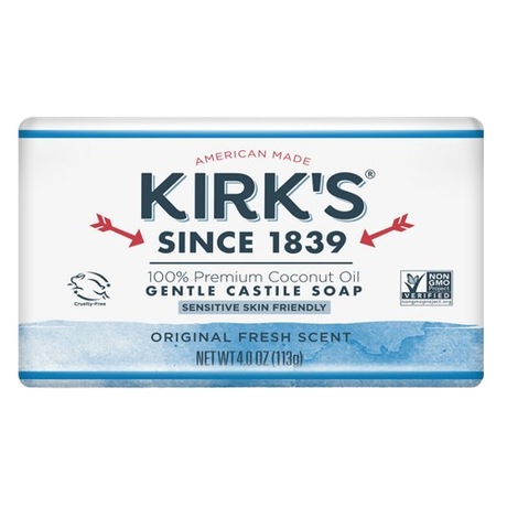 KIRKS: Original Fresh Scent Bar Soap, 4 oz - #tag1# - #tag2#