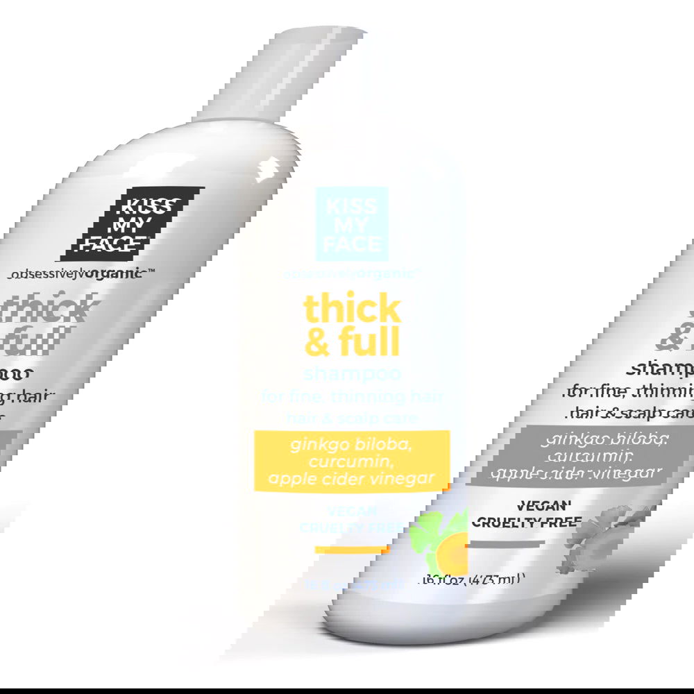 KISS MY FACE: Shampoo Thick And Full, 16 OZ - #tag1# - #tag2#