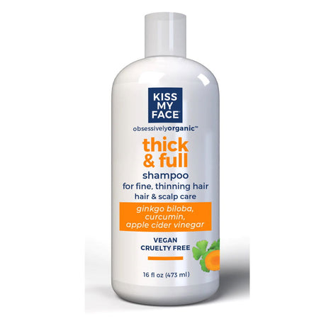 KISS MY FACE: Shampoo Thick And Full, 16 OZ - #tag1# - #tag2#
