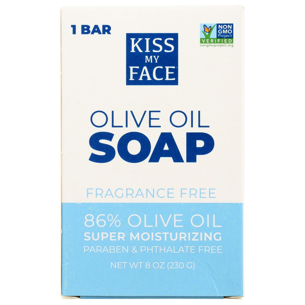 KISS MY FACE: Soap Bar Olive Oil, 8 oz - #tag1# - #tag2#