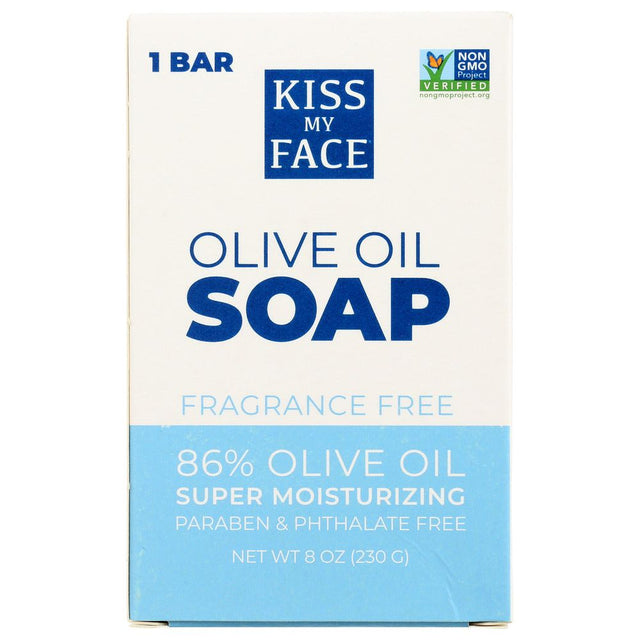 KISS MY FACE: Soap Bar Olive Oil, 8 oz - #tag1# - #tag2#