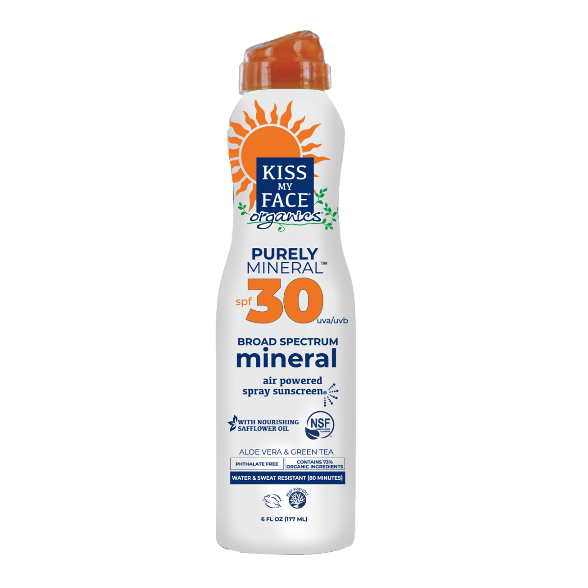 KISS MY FACE: Sunscreen Spry Spf30, 6 OZ - #tag1# - #tag2#