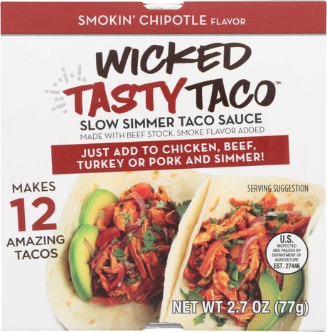 KITCHEN ACCOMPLICE: Sauce Taco Chipotle, 2.7 oz - #tag1# - #tag2#