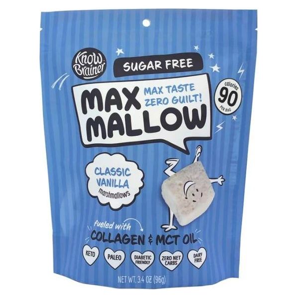KNOW BRAINER FOODS: ClassIc Vanilla Marshmallows, 96 gm - #tag1# - #tag2#