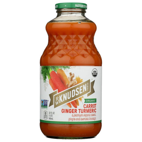 KNUDSEN: Juice Turmeric Ginger Carrot Organic, 32 oz - Sunshine Co Op. - #tag1# - #tag2# - #tag3# - #tag4#