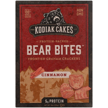 KODIAK: Bear Bites Cinnamon Graham Crackers, 9 oz - #tag1# - #tag2#