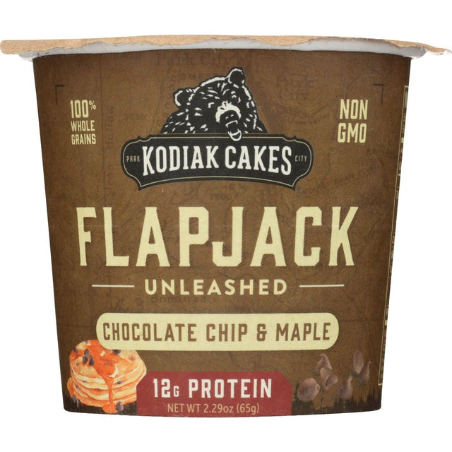 KODIAK: Cakes Pancake On The Go High Protein Snack Chocolate Chip And Maple, 2.29 oz - #tag1# - #tag2#
