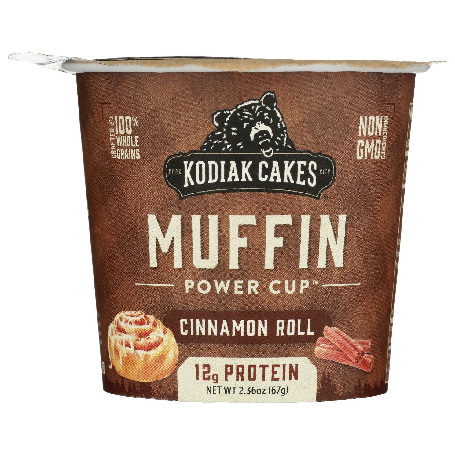 KODIAK: Muffin Cup Cinnamon Roll, 2.29 oz - #tag1# - #tag2#