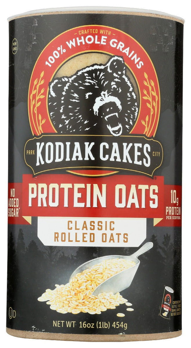 KODIAK: Oatmeal Classic Rolled Oats Canister, 16 oz - #tag1# - #tag2#