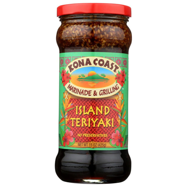 KONA COAST: Island Teriyaki Sauce, 15 oz - Sunshine Co Op. - #tag1# - #tag2# - #tag3# - #tag4#