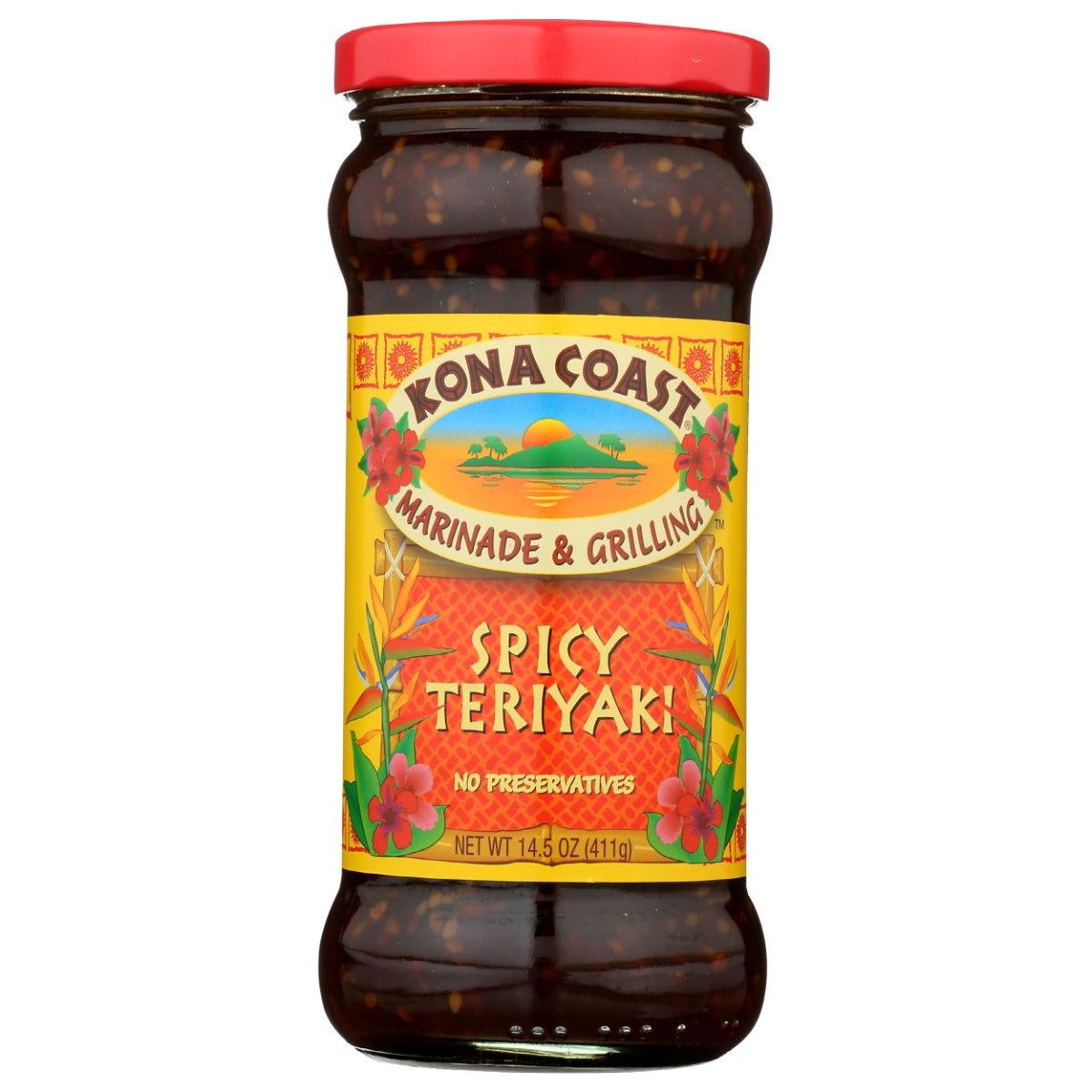 KONA COAST: Spicy Teriyaki Marinade and Grilling Sauce, 14.5 oz - Sunshine Co Op. - #tag1# - #tag2# - #tag3# - #tag4#