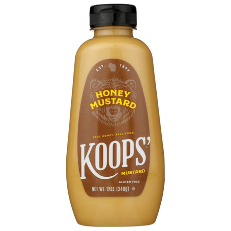 KOOPS: Mustard Squeeze Honey, 12 oz - #tag1# - #tag2#