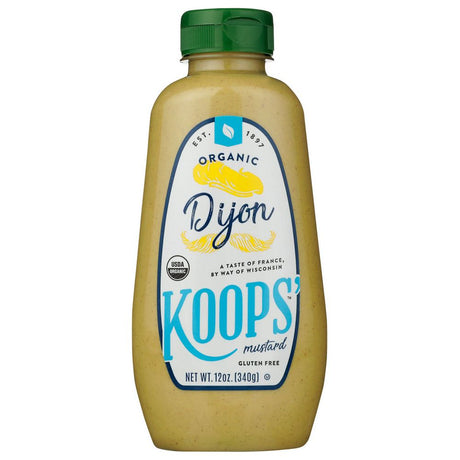 KOOPS: Organic Dijon Mustard, 12 oz - #tag1# - #tag2#