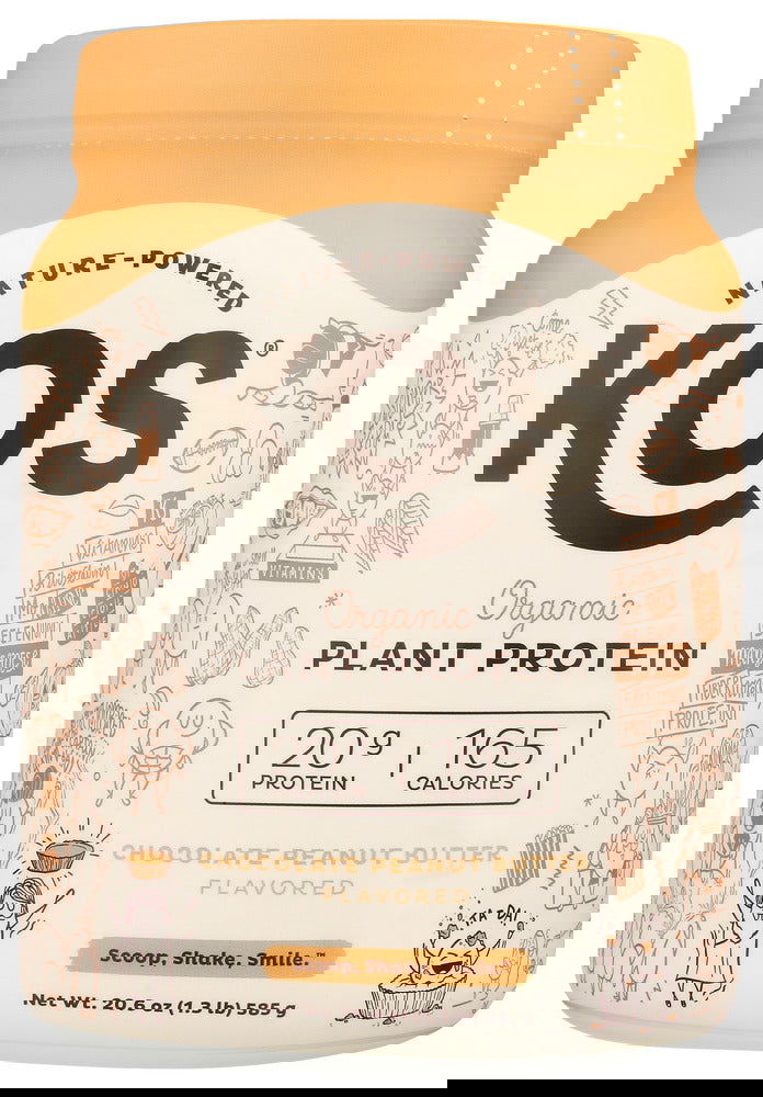 KOS: Chocolate Peanut Butter Organic Plant Protein, 20.6 oz - #tag1# - #tag2#