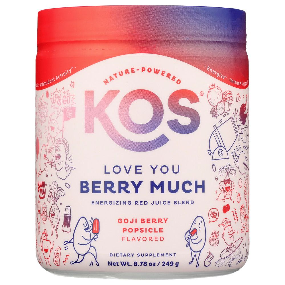 KOS: Goji Berry popsicle Energizing Red Juice Blend, 8.78 oz - #tag1# - #tag2#