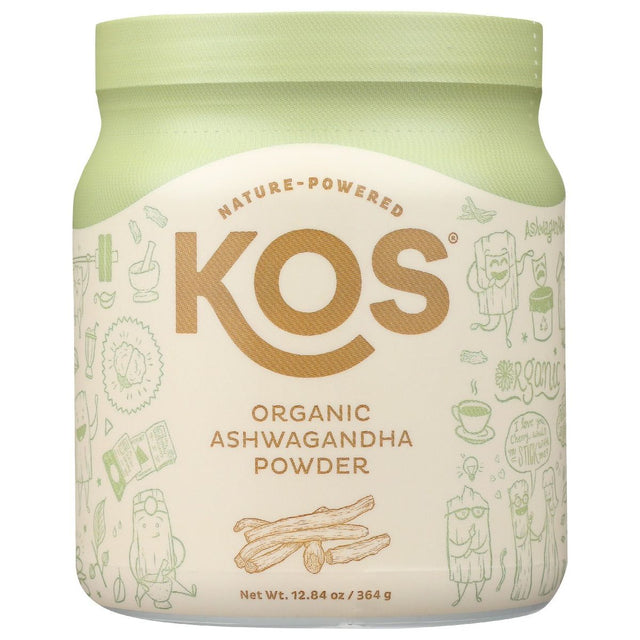 KOS: Organic Ashwagandha Powder, 12.84 oz - #tag1# - #tag2#