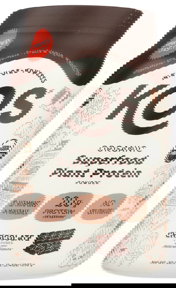 KOS: Organic Plant Protein Chocolate Flavored, 41.3 oz - #tag1# - #tag2#