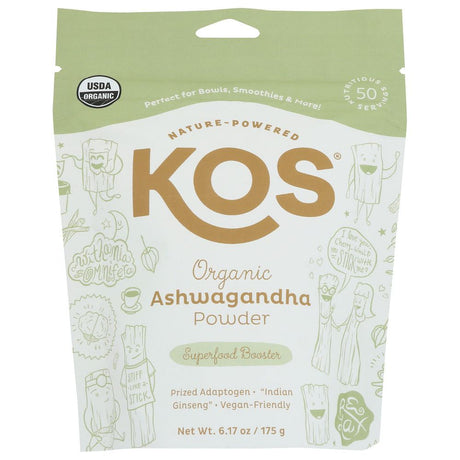 KOS: Superfood Ashwagndha Pwd, 6.2 OZ - #tag1# - #tag2#