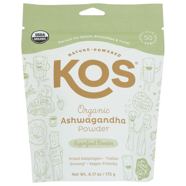 KOS: Superfood Ashwagndha Pwd, 6.2 OZ - #tag1# - #tag2#
