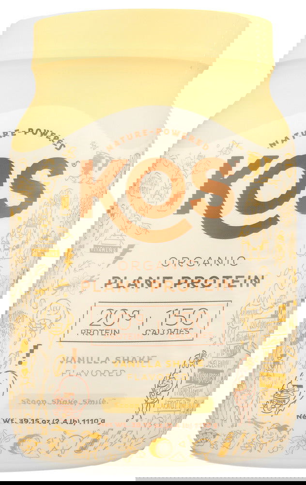 KOS: Vanilla Shake Organic Plant Protein, 39.15 oz - #tag1# - #tag2#