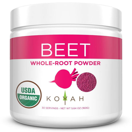 KOYAH: Beet Whole Root Powder, 5.64 oz - #tag1# - #tag2#
