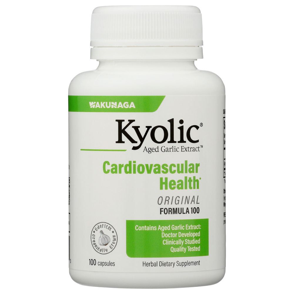 KYOLIC: Aged Garlic Extract Cardiovascular Original Formula 100, 100 Capsules - #tag1# - #tag2#