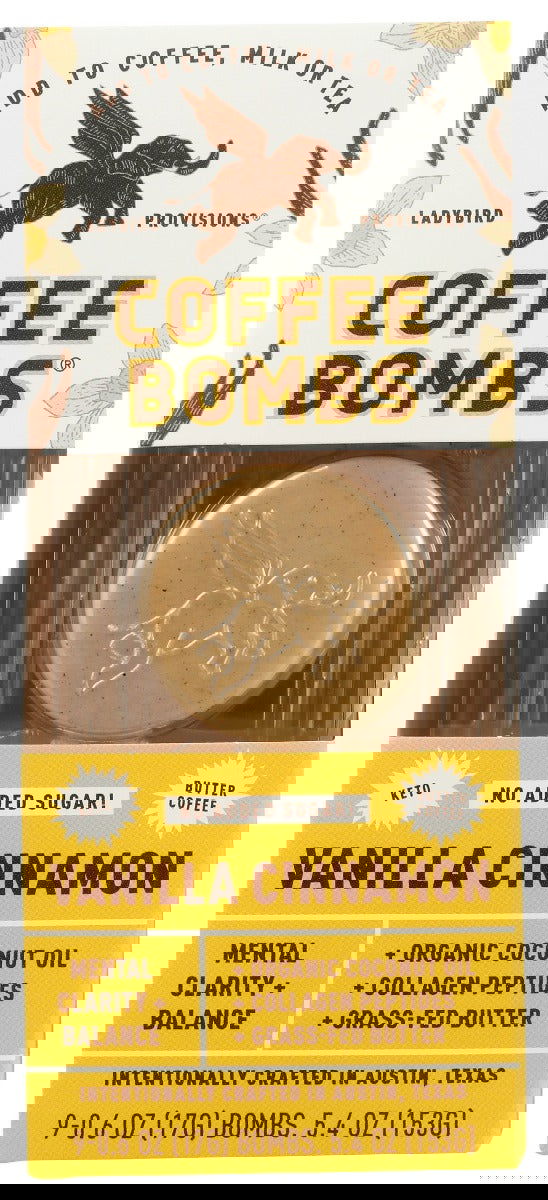 LADYBIRD PROVISIONS: Coffee Bombs Vanilla Cinnamon, 5.4 oz - #tag1# - #tag2#