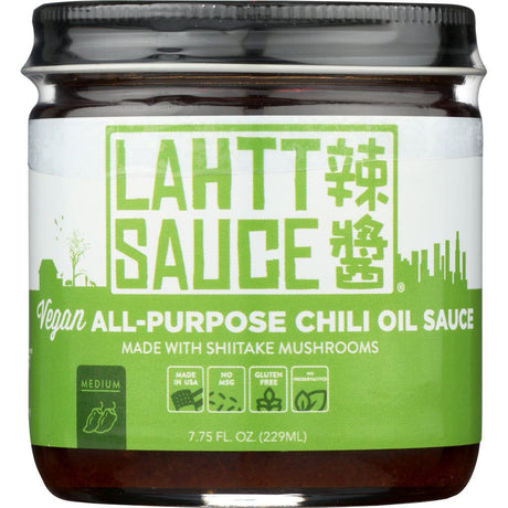 LAHTT SAUCE: Vegan All Purpose Chili Oil Sauce, 7.75 oz - #tag1# - #tag2#