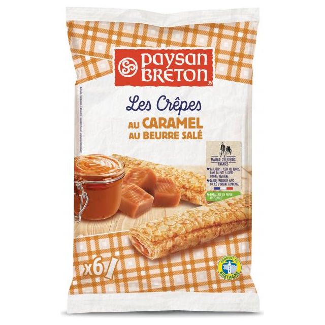 LAITA: Filled Crepes With Salted Butter Caramel Bag of 6, 180 gm - #tag1# - #tag2#