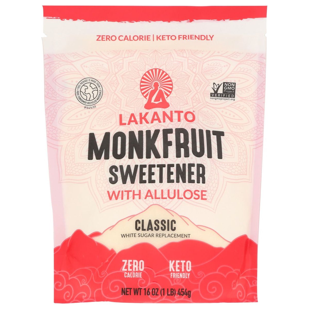 LAKANTO: Classic Monkfruit Sweetener With Allulose, 16 oz - #tag1# - #tag2#