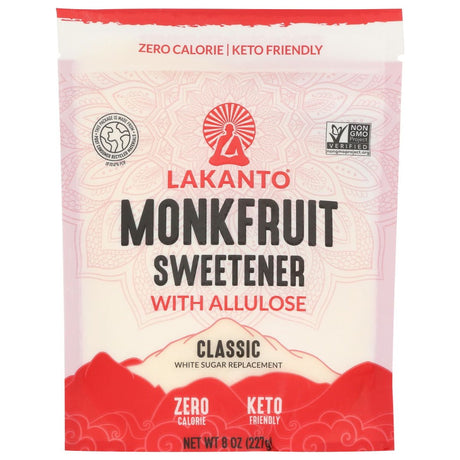 LAKANTO: Classic Monkfruit Sweetener With Allulose, 8 oz - #tag1# - #tag2#