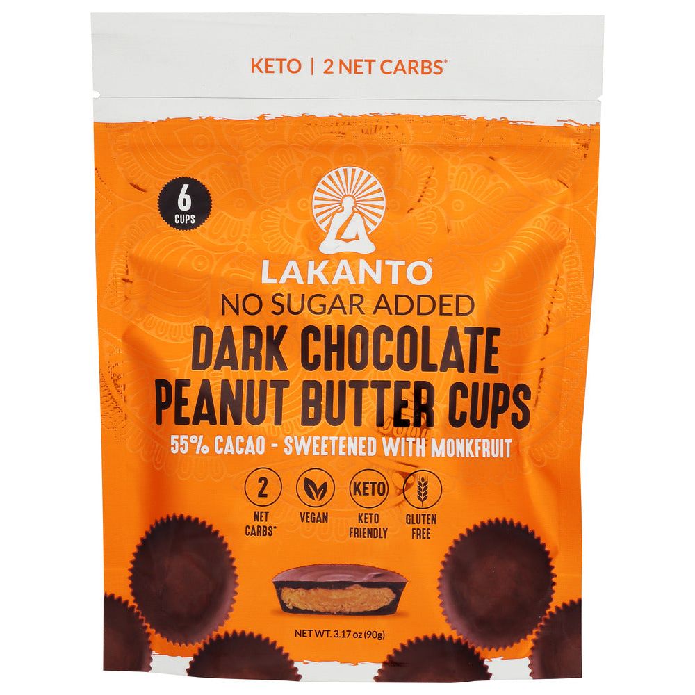 LAKANTO: Cups Drk Choc Pnt Btr, 3.17 oz - #tag1# - #tag2#