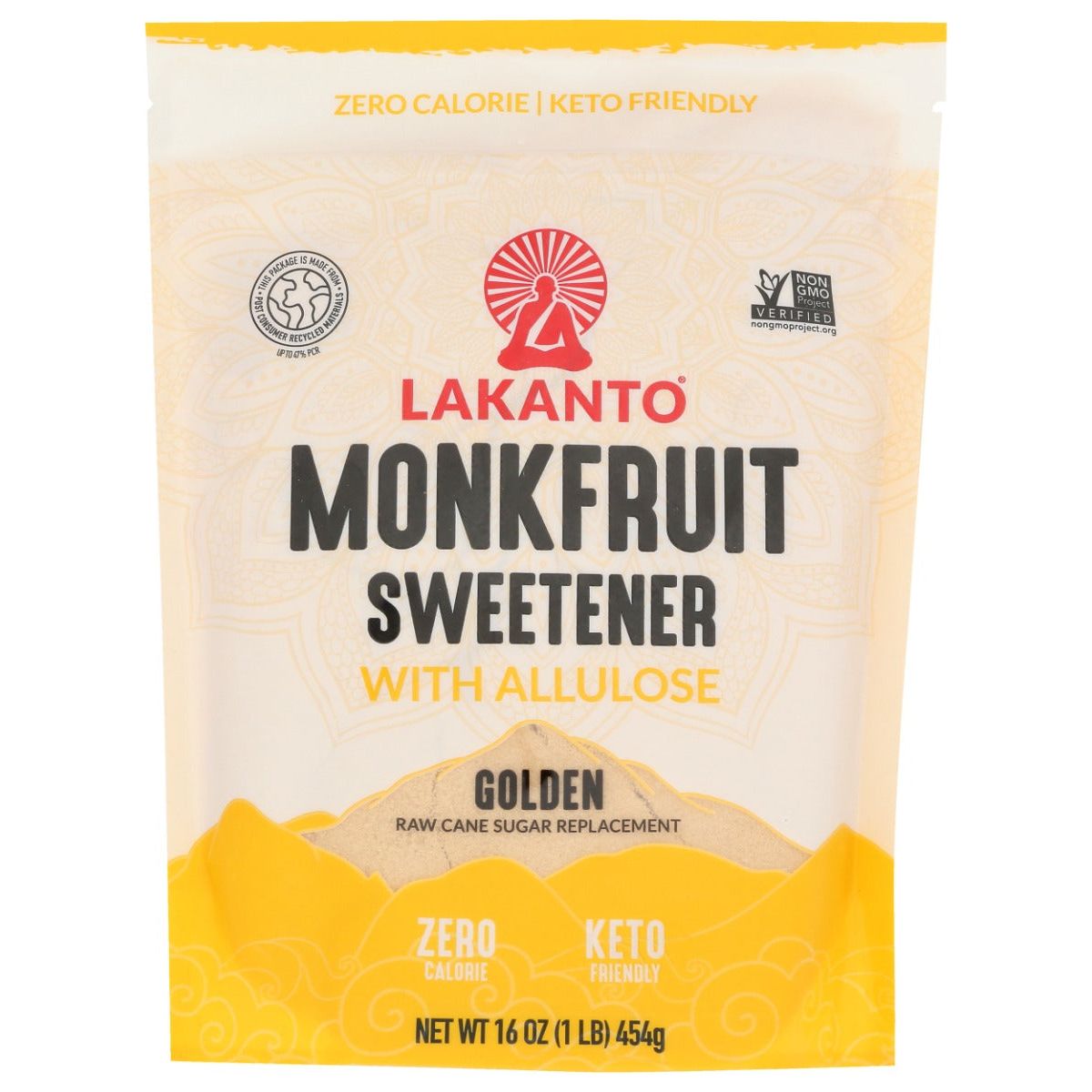 LAKANTO: Golden Monkfruit Sweetener With Allulose, 16 oz - #tag1# - #tag2#