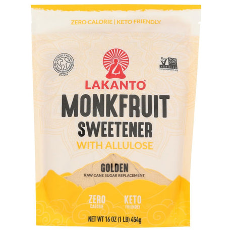 LAKANTO: Golden Monkfruit Sweetener With Allulose, 16 oz - #tag1# - #tag2#