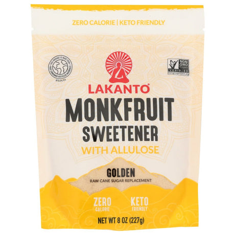 LAKANTO: Golden Monkfruit Sweetener With Allulose, 8 oz - #tag1# - #tag2#