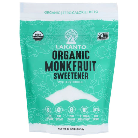 LAKANTO: Monk Fruit Sweetener, 16 oz - #tag1# - #tag2#