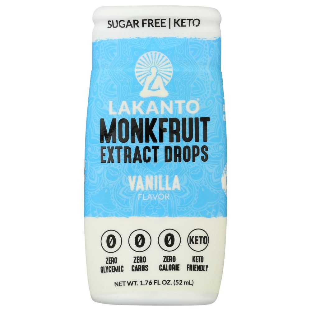 LAKANTO: Monk Fruit Vanilla Sweetener, 1.76 fo - #tag1# - #tag2#