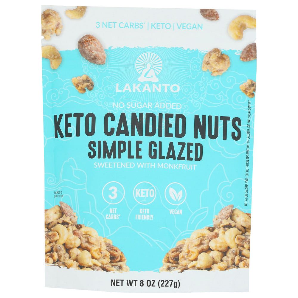 LAKANTO: Nuts Candied Simple Glzd, 8 oz - #tag1# - #tag2#
