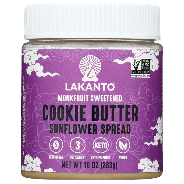 LAKANTO: Spread Cookie Butter Sunflower, 10 oz - #tag1# - #tag2#