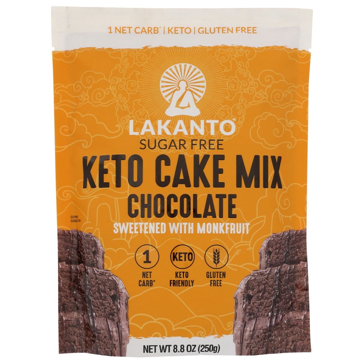 LAKANTO: Sugar Free Cake Mix Chocolate, 8.8 oz - #tag1# - #tag2#