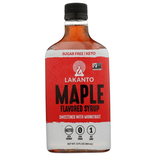 LAKANTO: Syrup Maple, 13 oz - Sunshine Co Op. - #tag1# - #tag2# - #tag3# - #tag4#