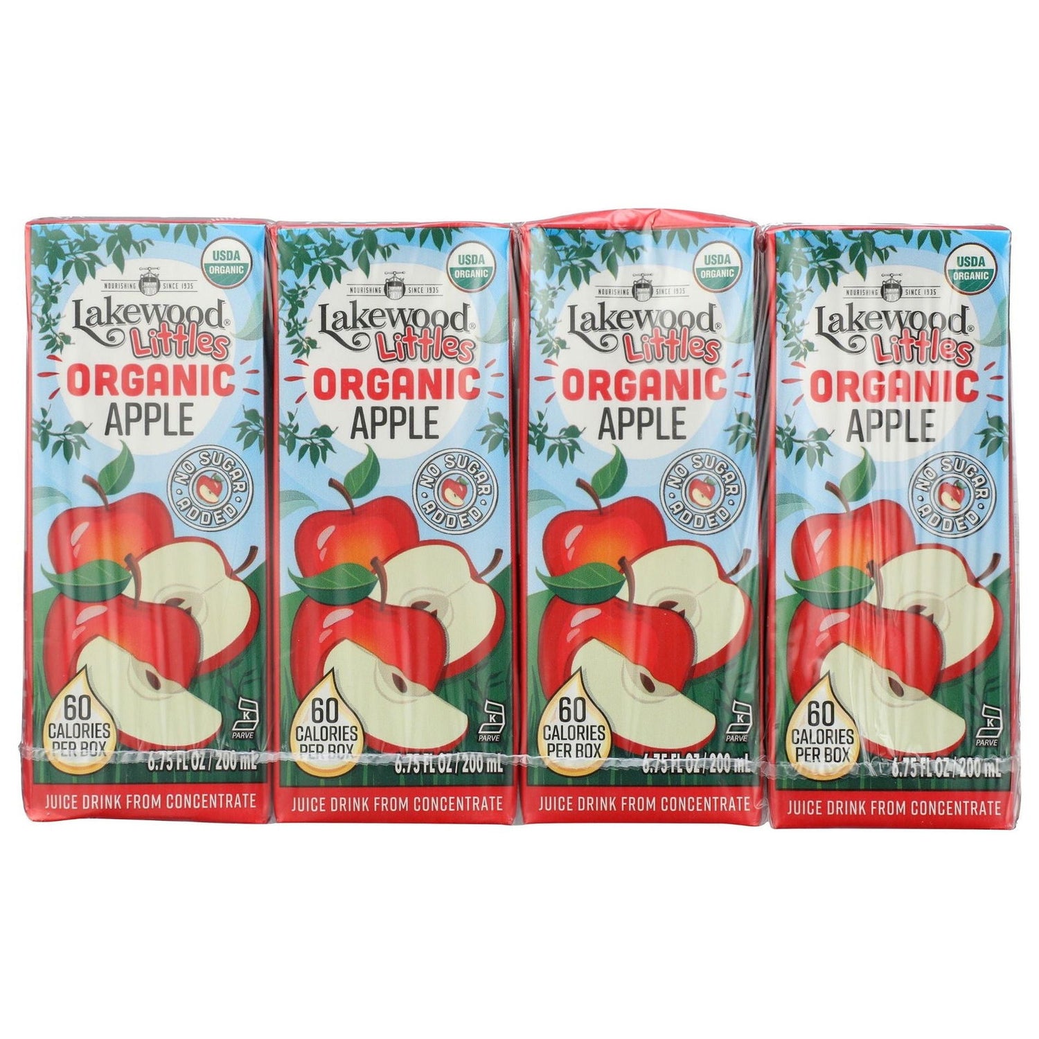 LAKEWOOD: Littles Organic Apple Juice Boxes 8Ct, 54 fo - #tag1# - #tag2#