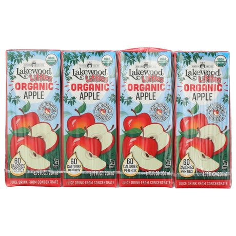 LAKEWOOD: Littles Organic Apple Juice Boxes 8Ct, 54 fo - #tag1# - #tag2#