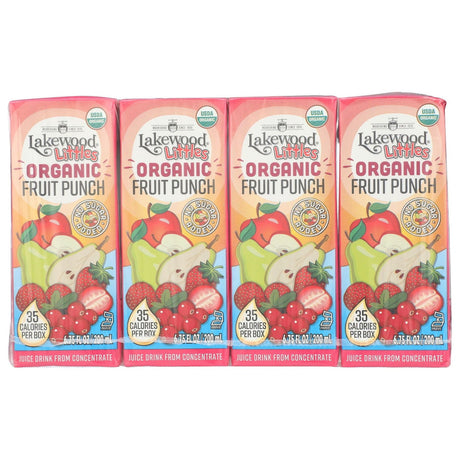 LAKEWOOD: Littles Organic Fruit Punch Juice Boxes 8Ct, 54 fo - #tag1# - #tag2#