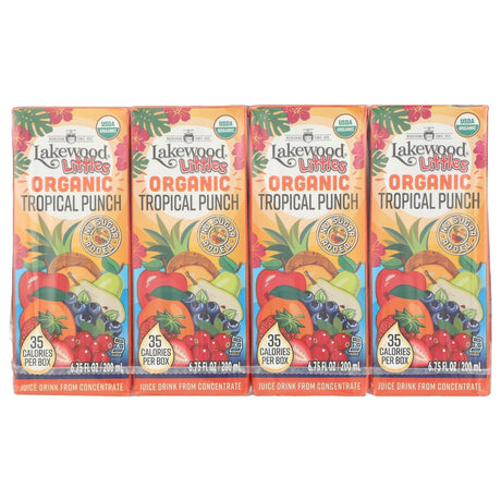 LAKEWOOD: Littles Organic Tropical Punch Juice Boxes 8Ct, 54 fo - #tag1# - #tag2#