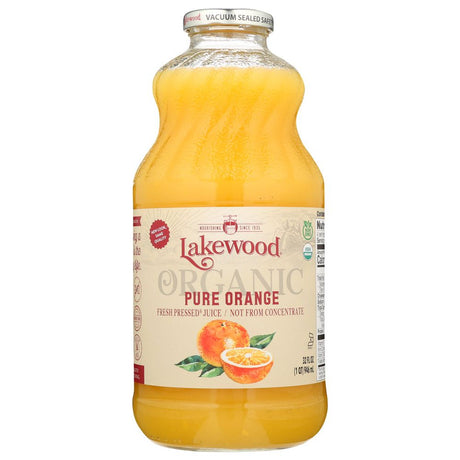 LAKEWOOD ORGANIC: Pure Orange Juice, 32 oz - #tag1# - #tag2#