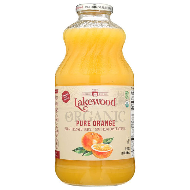 LAKEWOOD ORGANIC: Pure Orange Juice, 32 oz - #tag1# - #tag2#