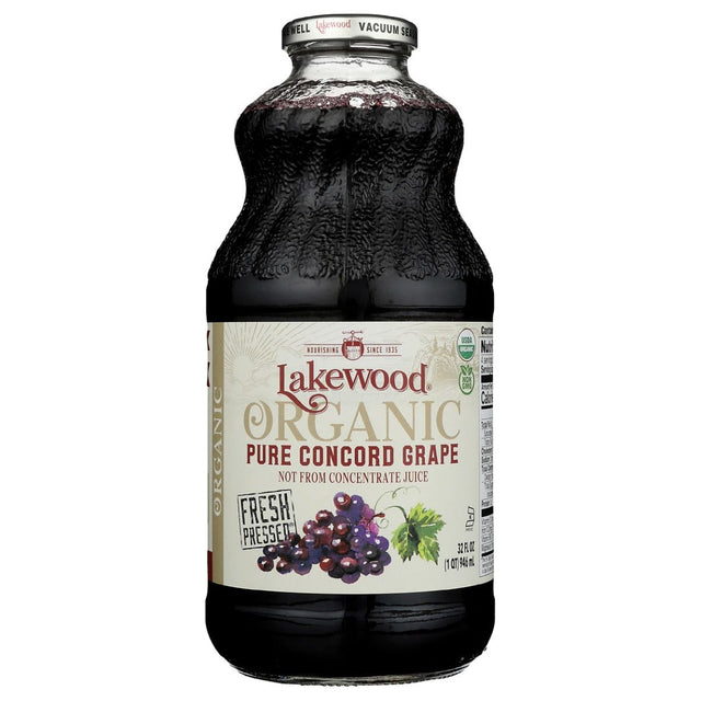 LAKEWOOD: Organic Concord Grape Juice, 32 fo - #tag1# - #tag2#