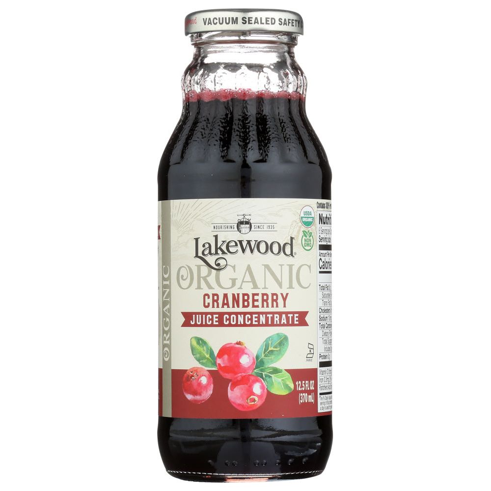 LAKEWOOD: Organic Cranberry Concentrate Juice, 12.5 oz - #tag1# - #tag2#