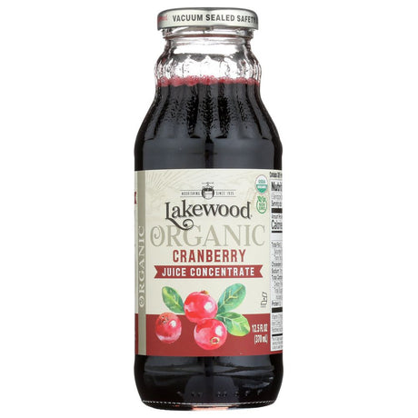 LAKEWOOD: Organic Cranberry Concentrate Juice, 12.5 oz - #tag1# - #tag2#